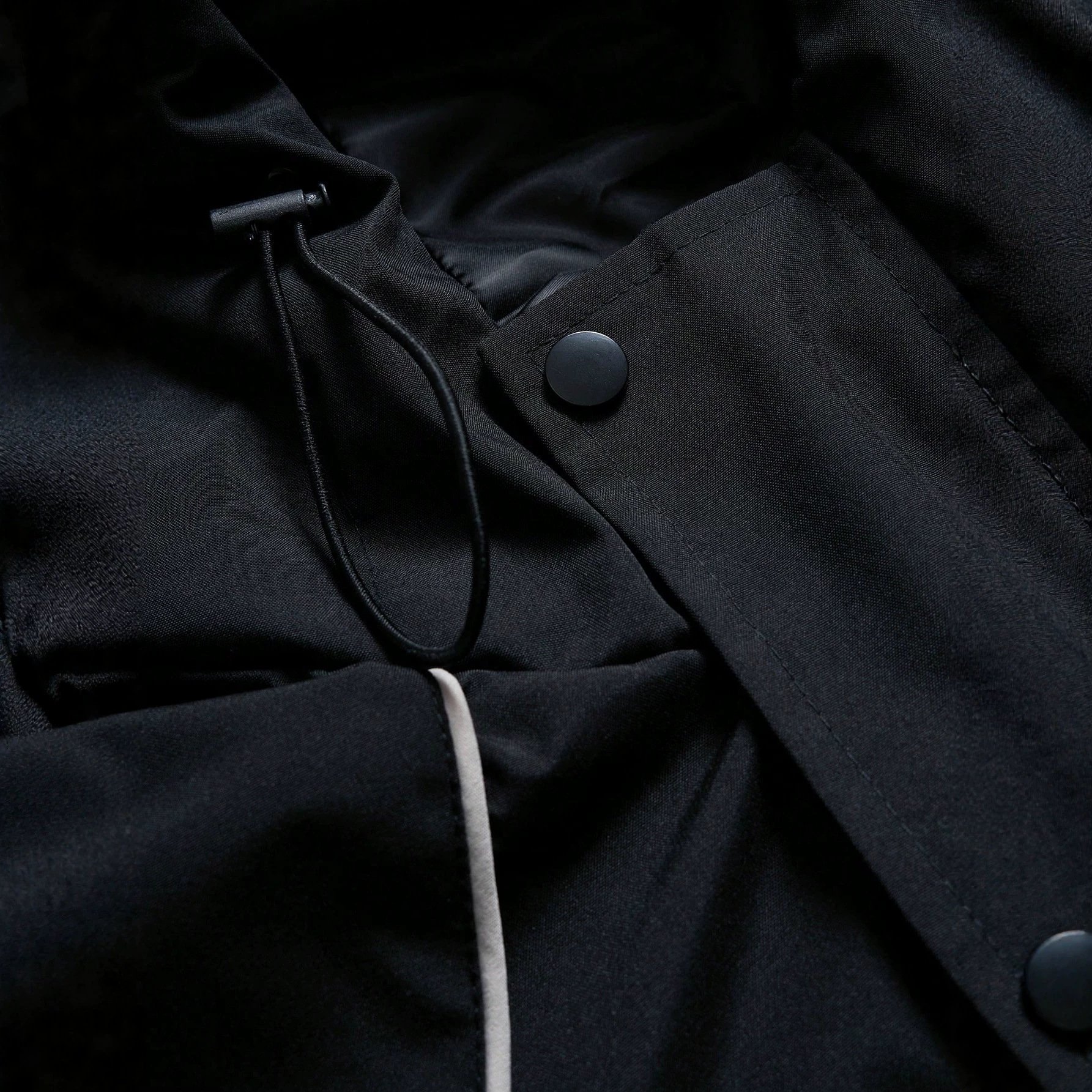 Reflective Piping Techwear Jacket Men Streetwear Hooded Windbreaker Cyberpunk Style Lightweight Track Jacket Custom Logo