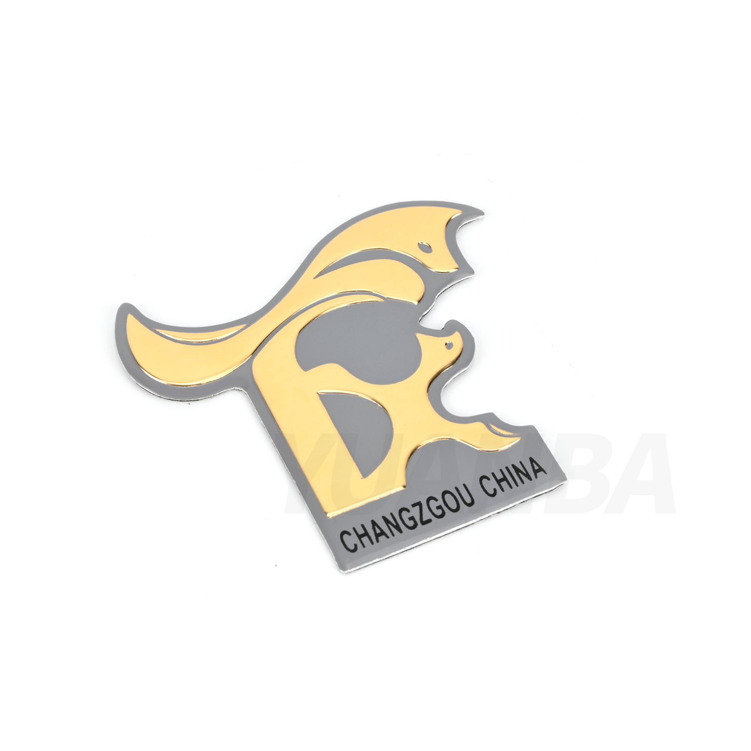 Embossed Metal Brand Plate 3