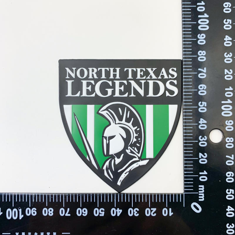 Custom Sport Soccer Embossed Tpu 3d logo Patches Brand Football Club logo Tpu Patch Rubber Badge Iron on Patches