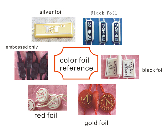 Foil Stamping Colors for Watch Hang Tags