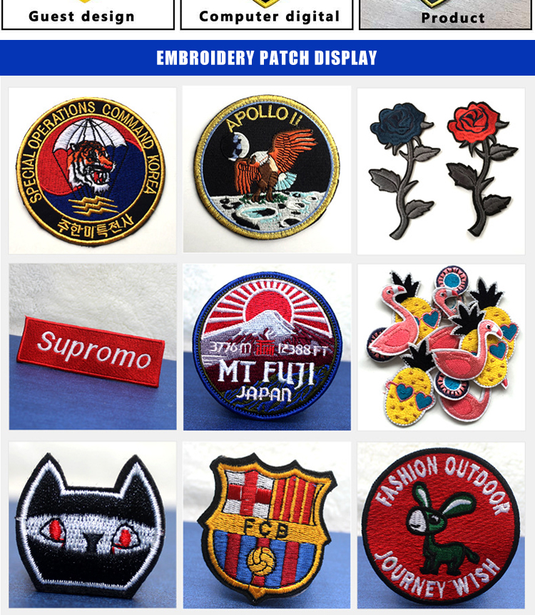 Embroidery Patch Showcase
