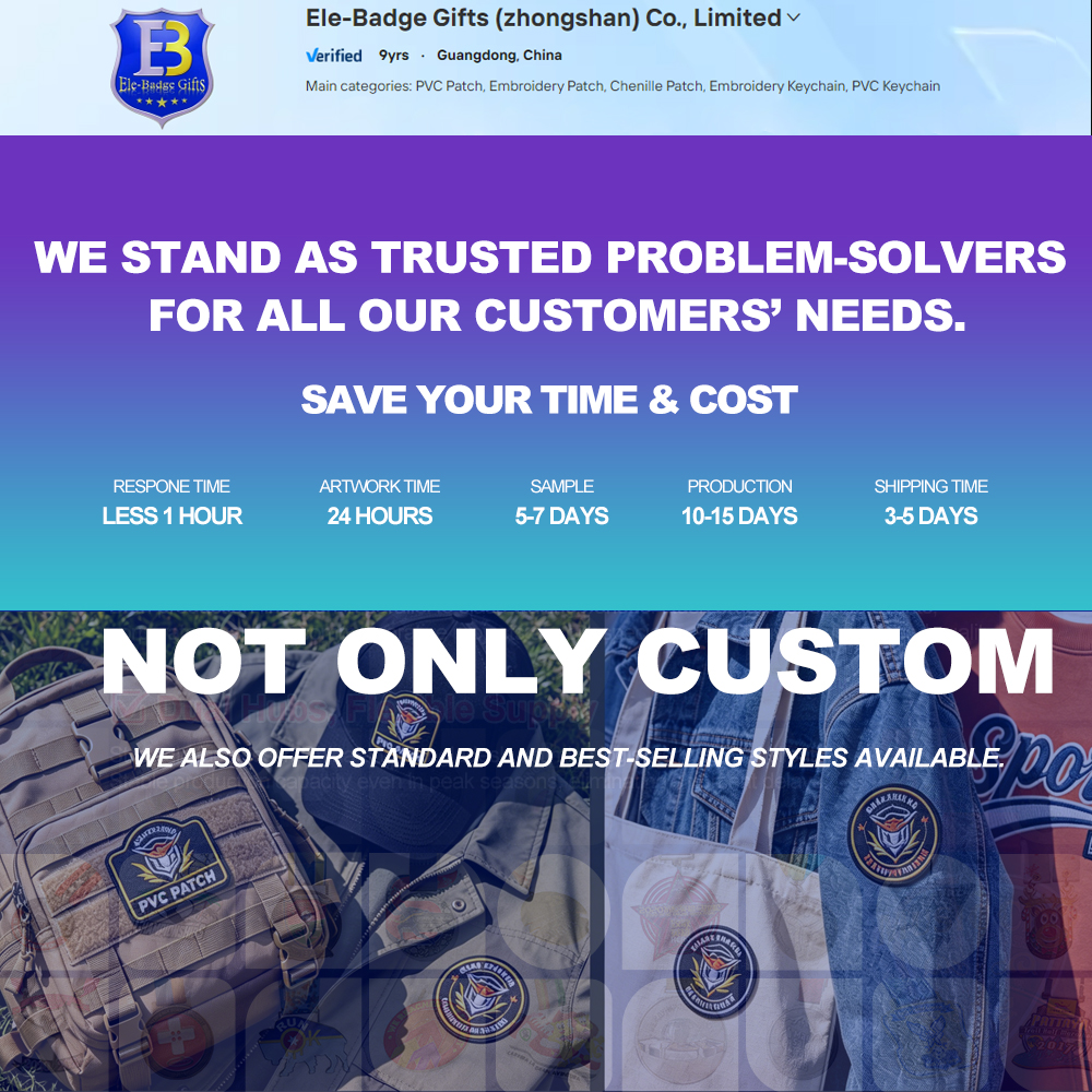 Custom 3d Pvc Rubber Badge Soft Label Patch Silicone Patch for Hats Soft Pvc Patches