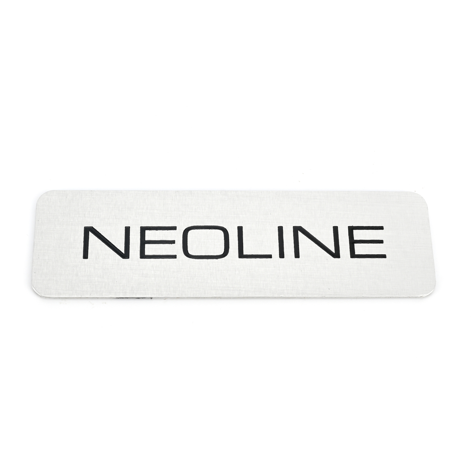 Custom Etched Acid Paint-Filled Black Stainless Steel Name Plates VHB Self-Adhesive Tape Custom Sizes/Thickness Badges Logos