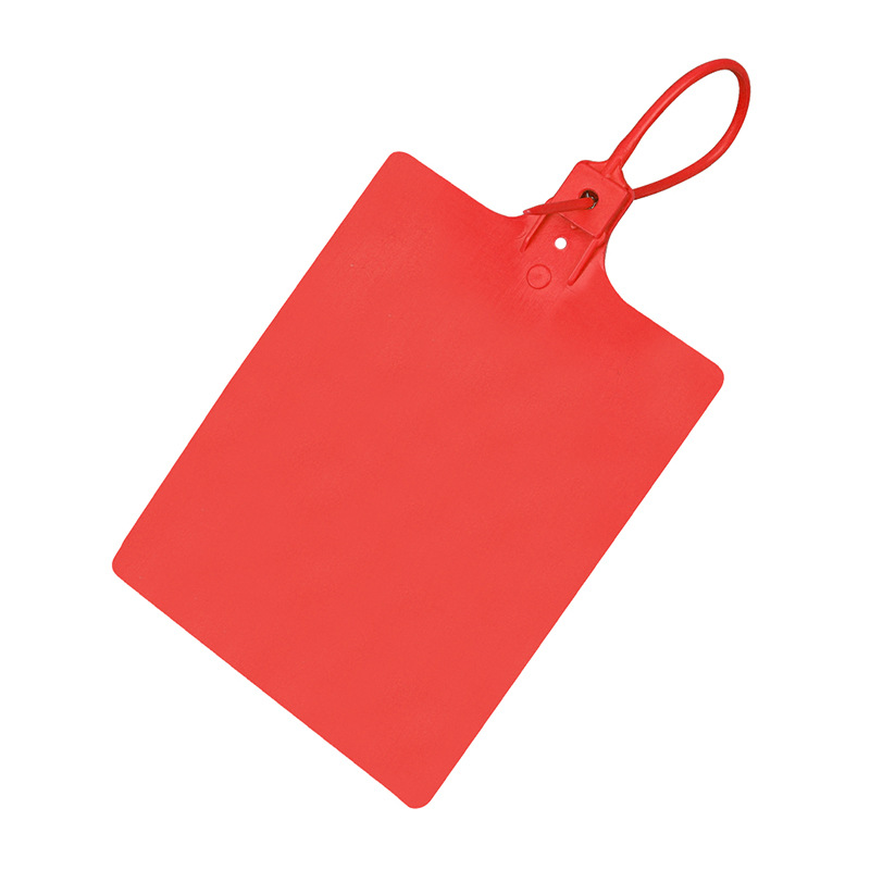 Custom Printed Logo Plastic Shipping Label Tags Seal Strip Tags Blank Waterproof Labels Writable Hanging Tag
