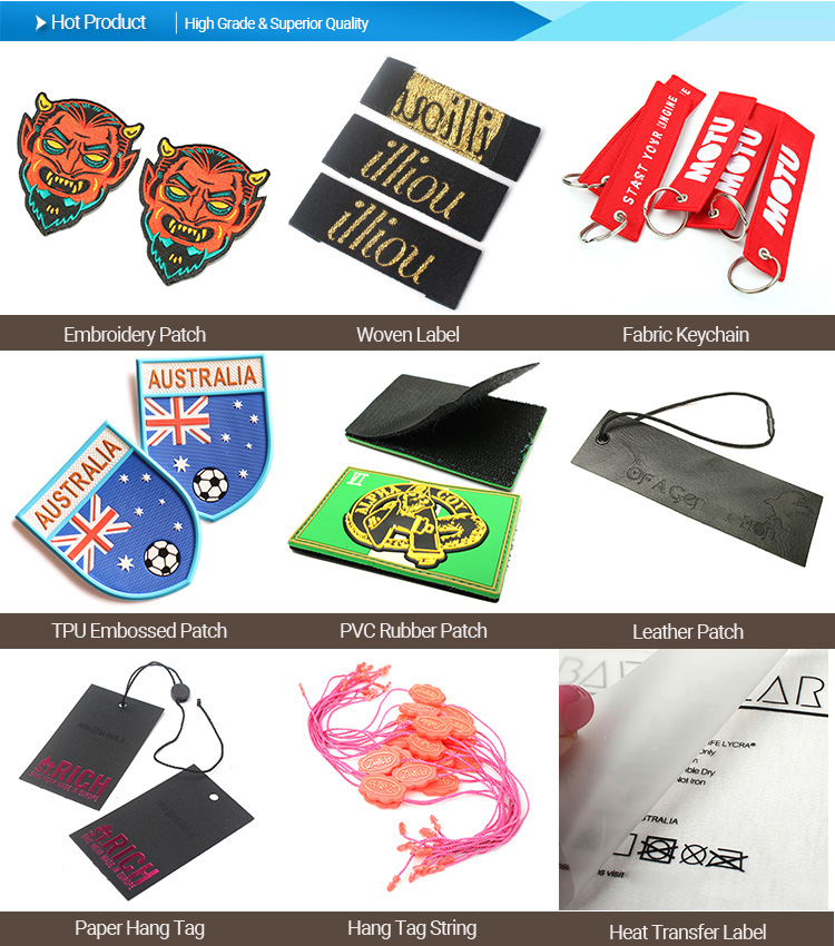 Custom garment accessories catalog