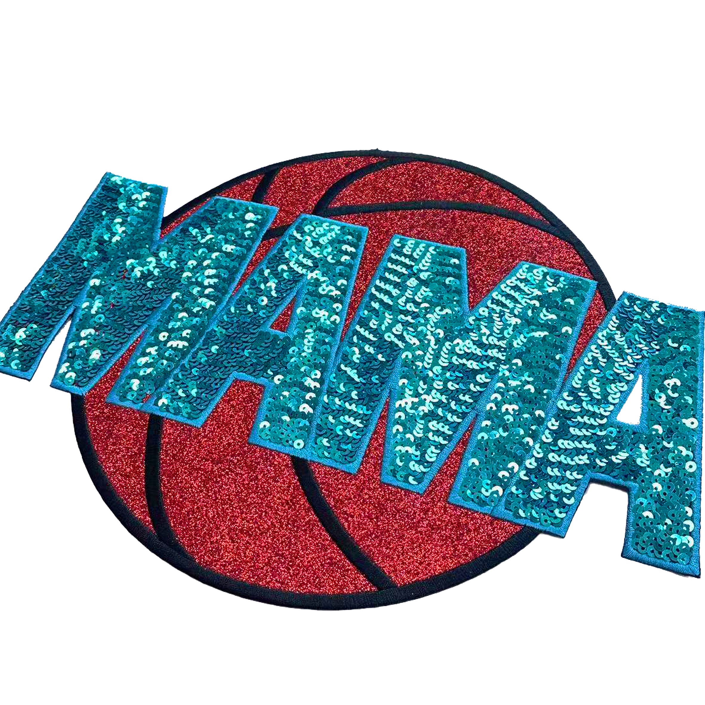 Custom Lightweight Embroidered Chenille Sequins Iron-On Patches for Keychain Sewing Laser Logo Badges Applique Hat Bag