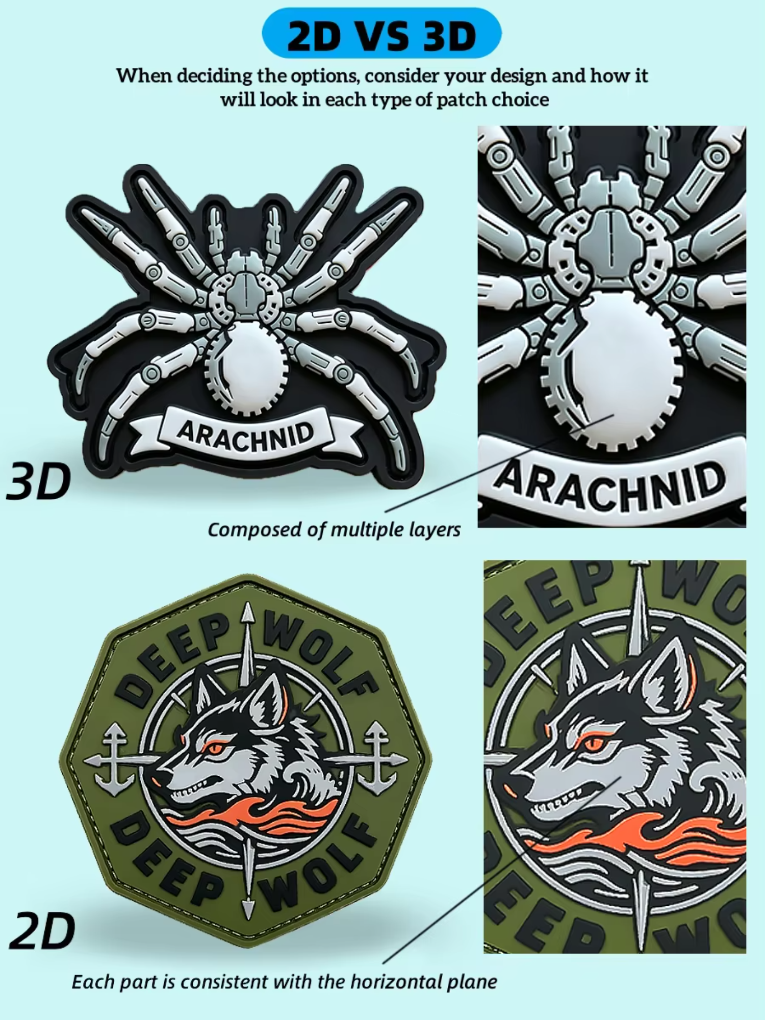 Clothes Accessories Custom PVC Badge Embossed 3D Silicone Patch Hat Soft Rubber Logo Badge Heat Press PVC Patches for Clothing