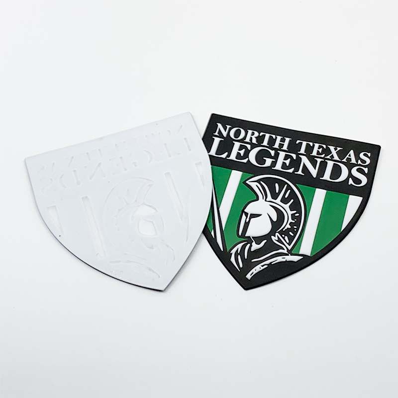 Custom Sport Soccer Embossed Tpu 3d logo Patches Brand Football Club logo Tpu Patch Rubber Badge Iron on Patches