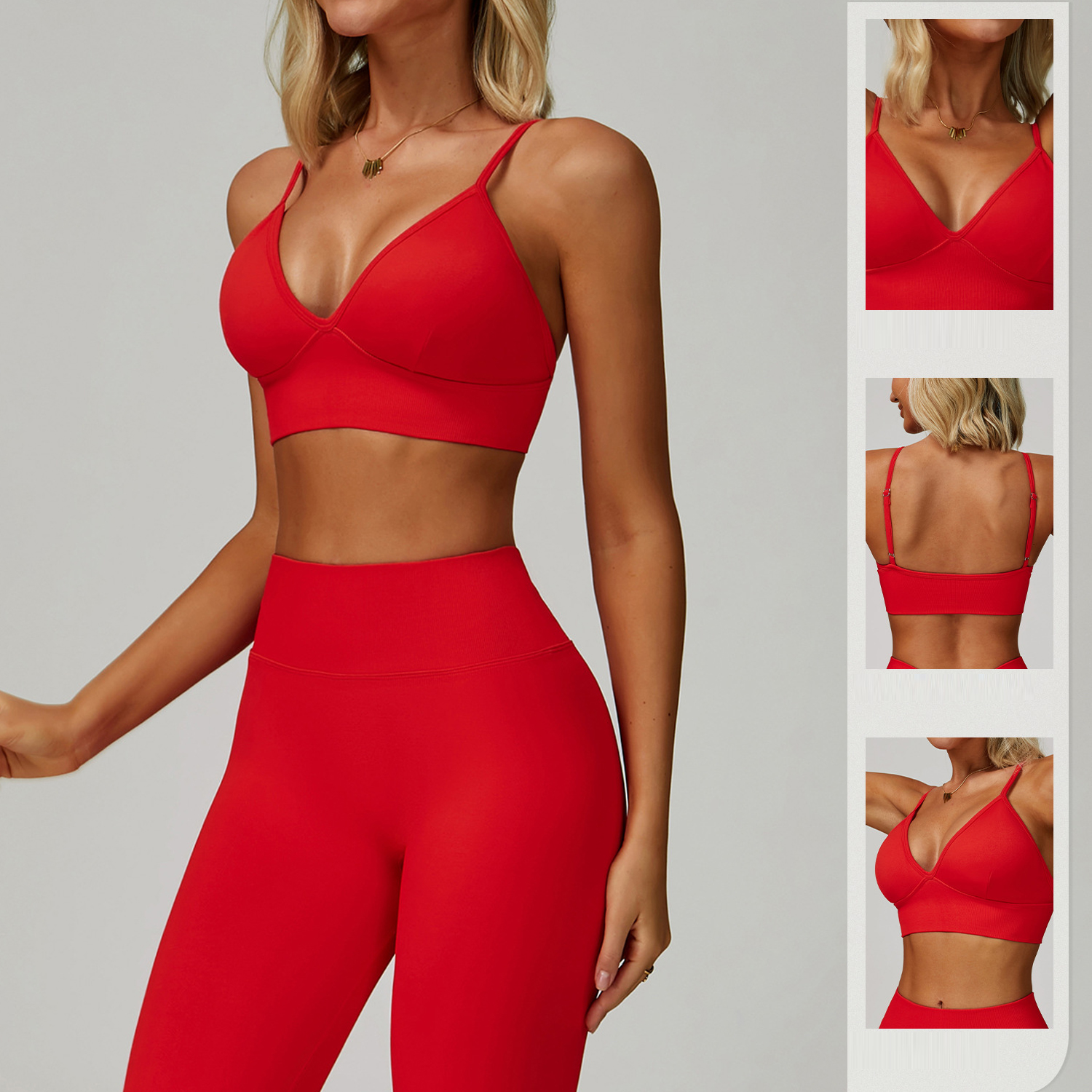 Wholesale Sportswear Active Wear Jacket Plus Size Seamless Gym Clothes Workout Yoga Leggings And Bra Sets For Women
