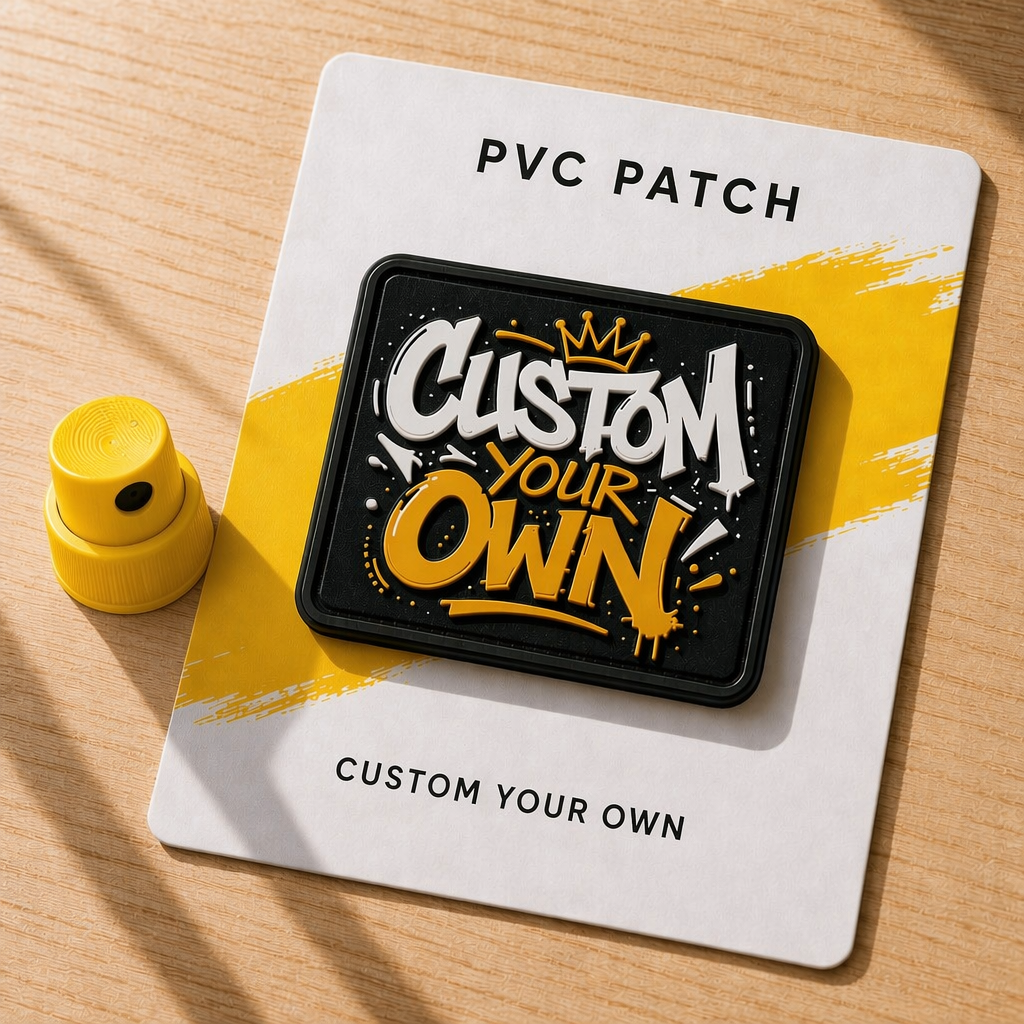 Clothes Accessories Custom PVC Badge Embossed 3D Silicone Patch Hat Soft Rubber Logo Badge Heat Press PVC Patches For Clothing