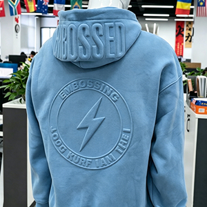 Heavyweight Fleece Oversized 3D Embossed Hoodie