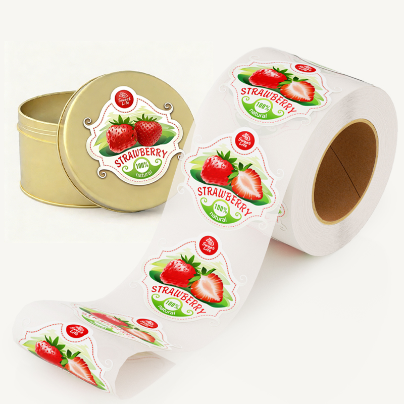 Highly Adhesive Waterproof Vinyl Tamper-Evident Safety Labels for Essential Oil Skin Care Bottles-Custom Shapes Die-Cut Printing