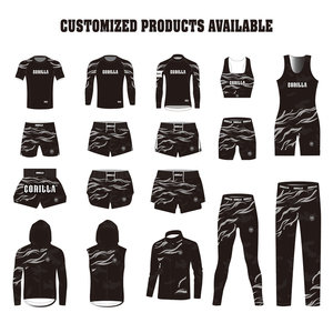 Custom Martial Arts Wear MMA RashGuard BJJ Training Competition Shirt and Shorts