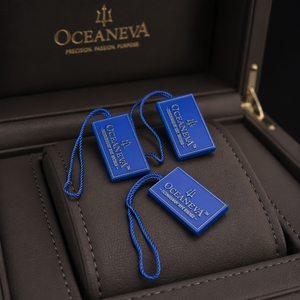Custom Embossed Logo Watch Seal Hang Tags