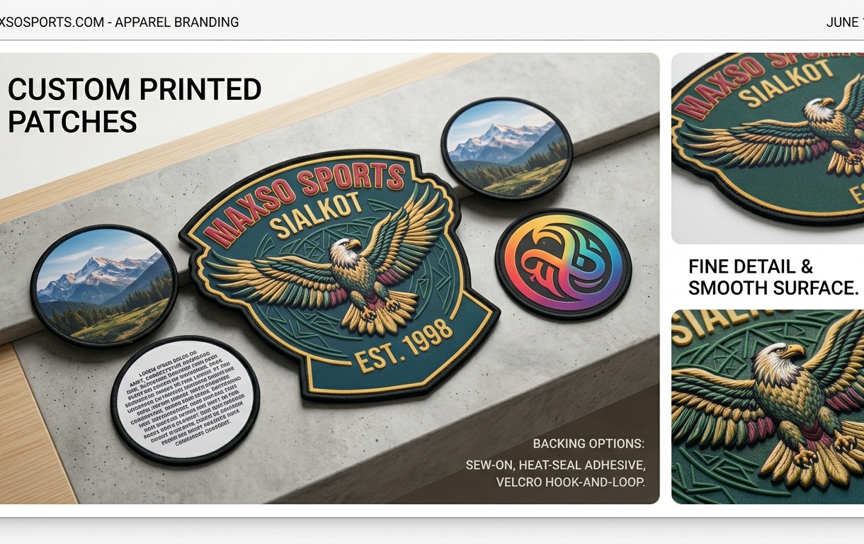 Printed sublimation patches