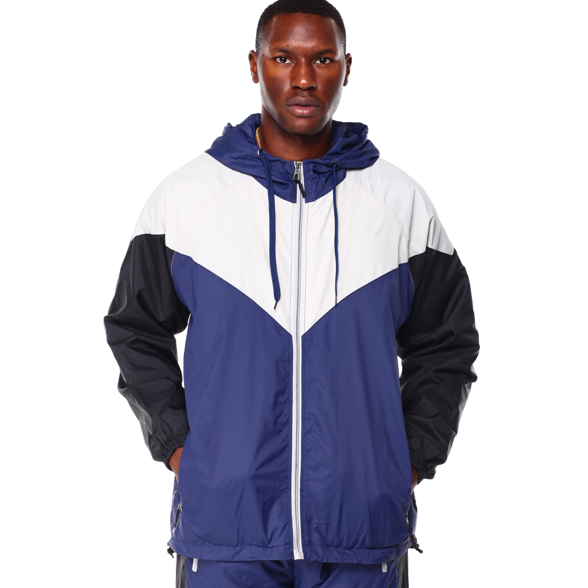 Wholesale High Quality Blank Sportswear Custom Winter Windbreaker Tracksuit Waterproof Breathable Streetwear 100% Polyester