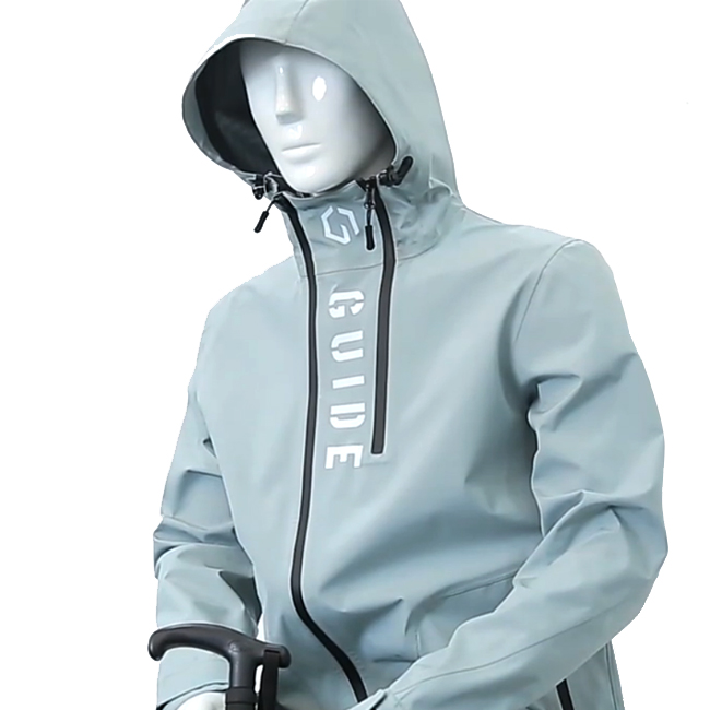 3-Layer Waterproof Windbreaker Jacket, Windproof, Variable Weather Outdoor Rainwear, for Hiking & Travel, OEM Custom