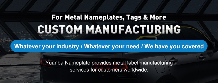 Metal Labels and Nameplates Customization