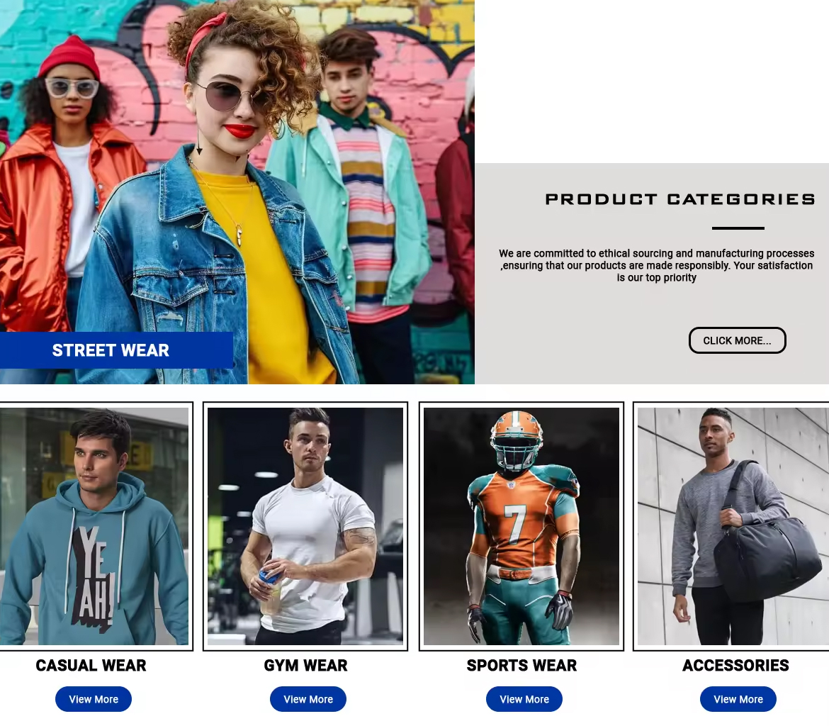 Product Categories Overview