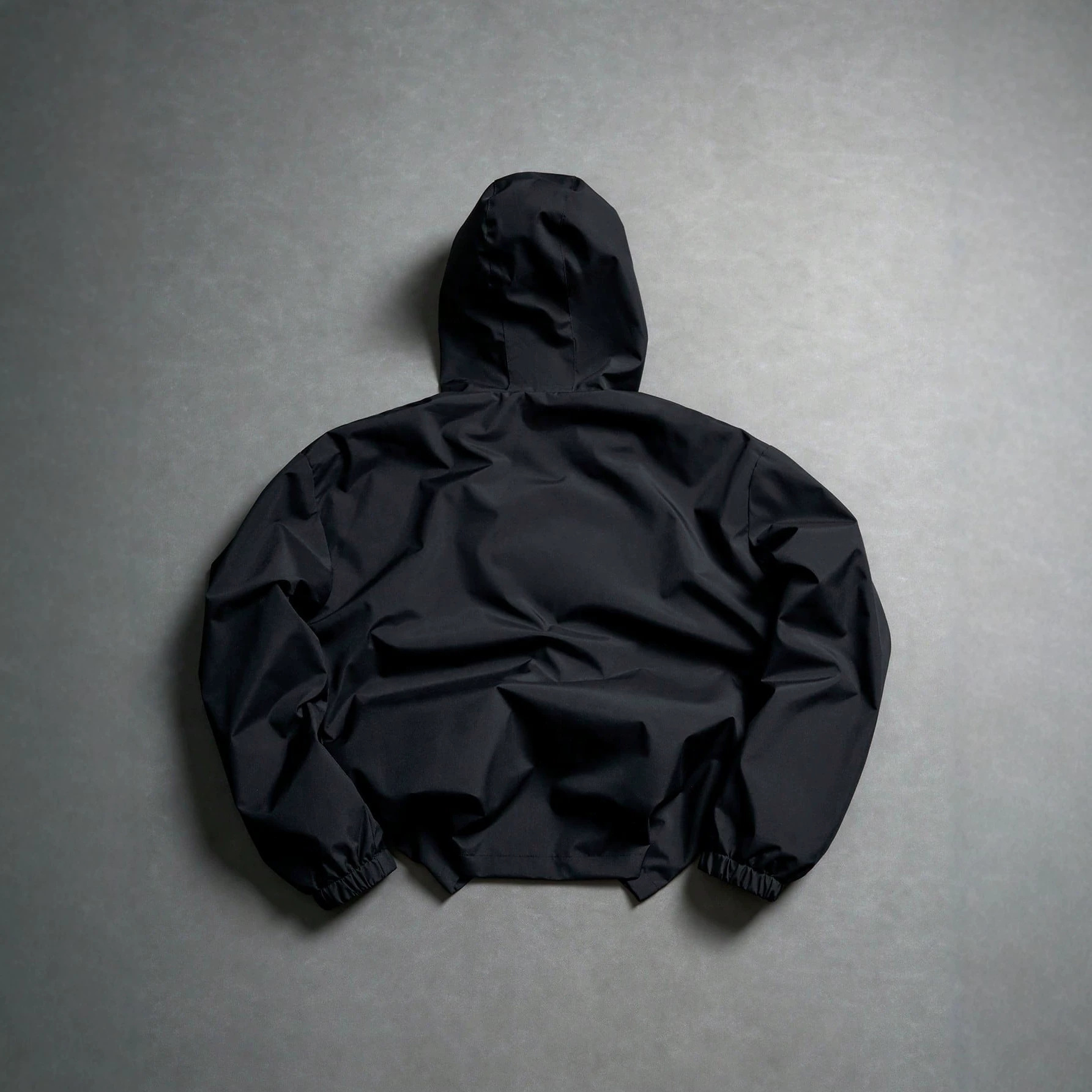 Reflective Piping Techwear Jacket Men Streetwear Hooded Windbreaker Cyberpunk Style Lightweight Track Jacket Custom Logo