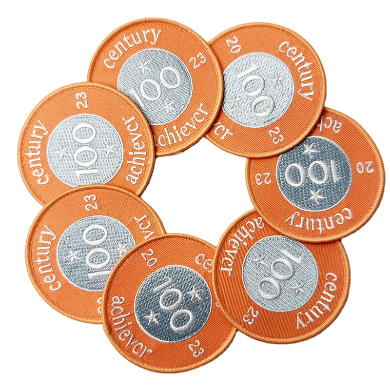Spot Goods Promotion Woven Flag Badge Patch Outdoor Iron on Custom Woven Patches for Clothes
