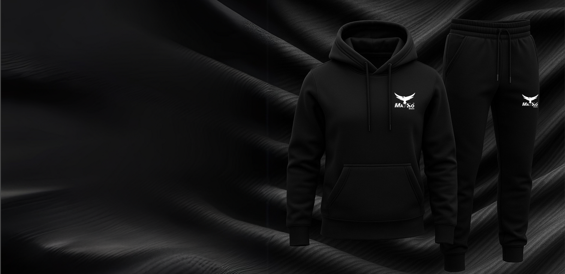 Wholesale tracksuits and team kits being finished for export at Maxso Sports