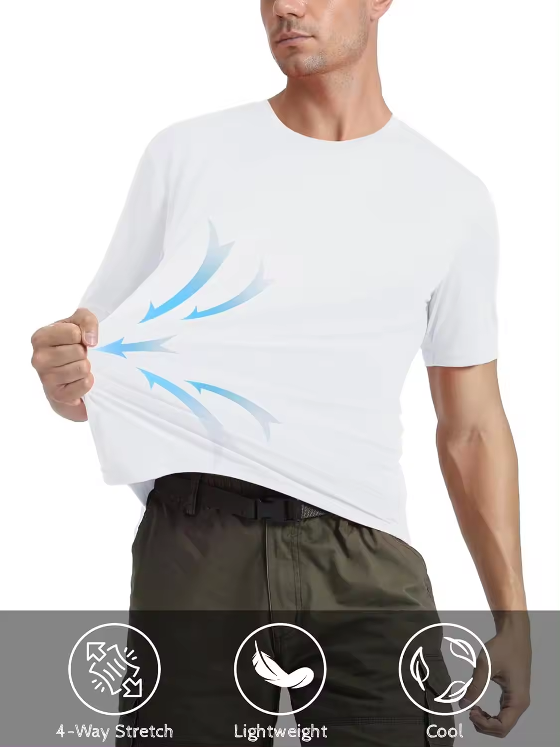 Unisex Plain Blank Mens Running Tshirts Training Gym Workout Sport T-shirt Custom Printing Logo 100% Polyester T Shirt