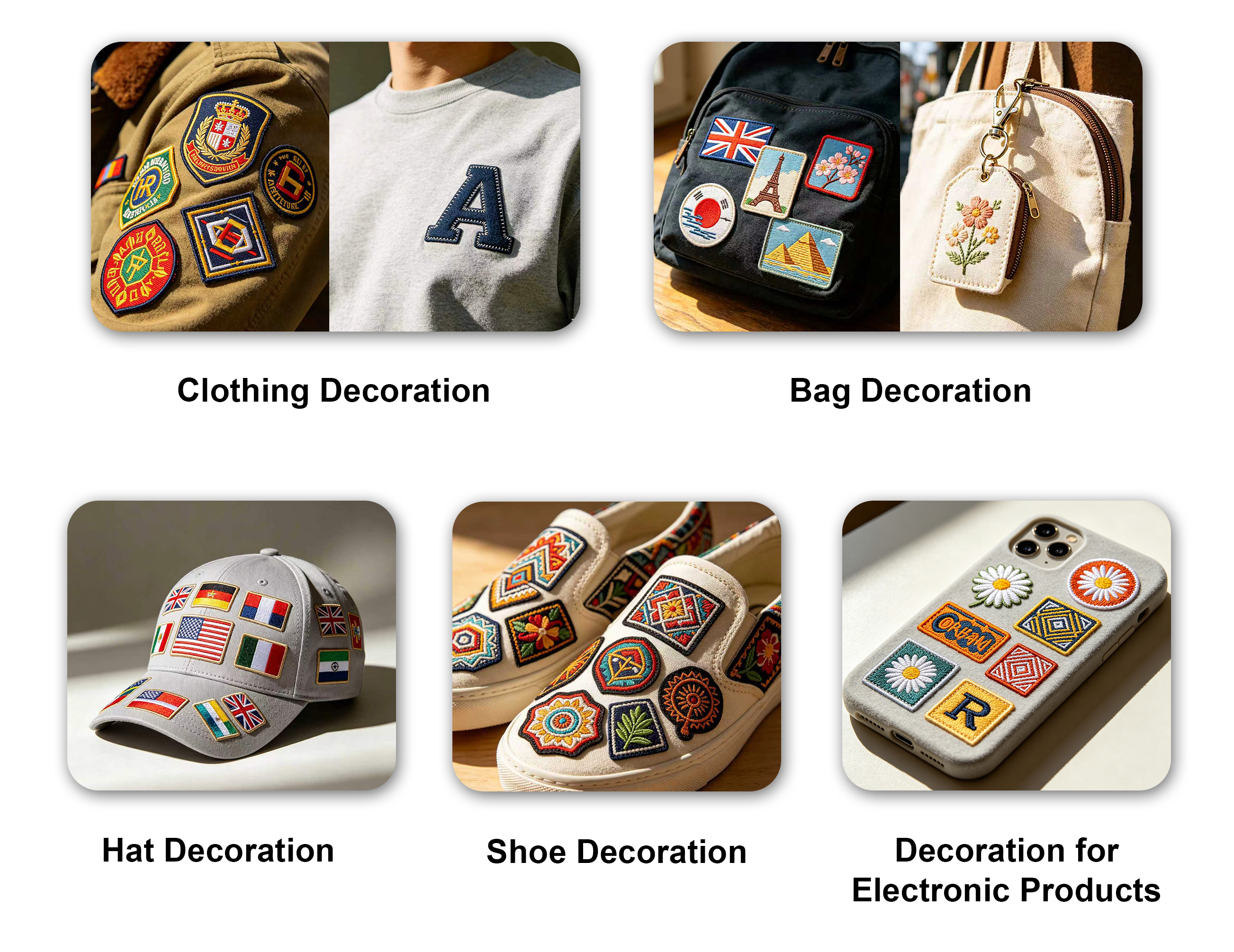 Embroidered Patch Showcase