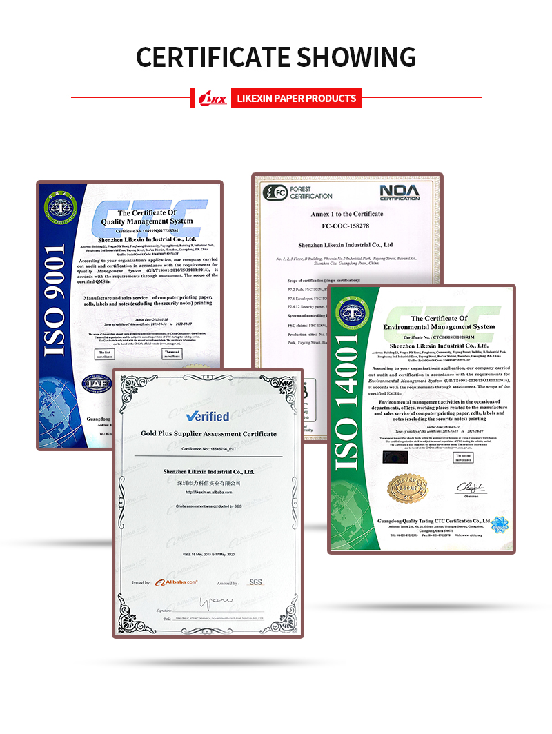 Certifications