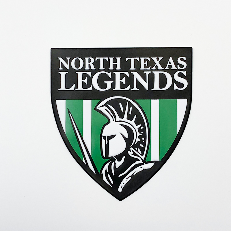 Custom Sport Soccer Embossed Tpu 3d logo Patches Brand Football Club logo Tpu Patch Rubber Badge Iron on Patches