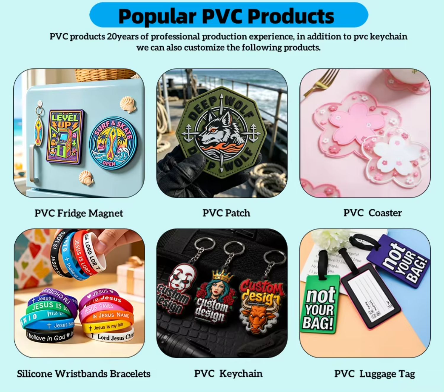 Clothes Accessories Custom PVC Badge Embossed 3D Silicone Patch Hat Soft Rubber Logo Badge Heat Press PVC Patches for Clothing