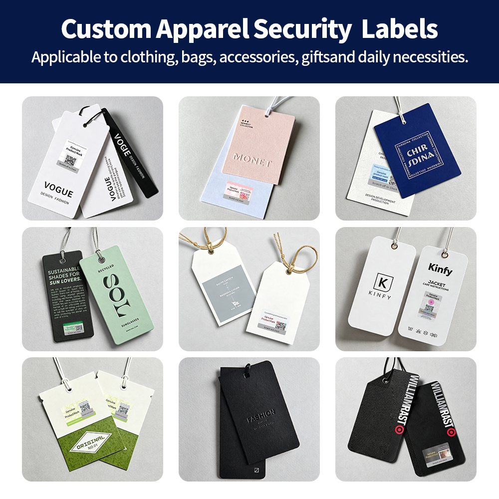 Wholesale Hang Tag Custom Embossed Floral Logo Art Paper Cardboard Apparel Clothing Brand Supply Luxury Branding Hang Tag