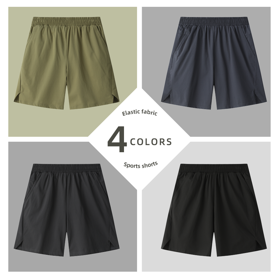 Men's Sports Gym Fitness Training Shorts Quick Dry Custom Logo Running Cargo Shorts Wholesale Sporty Style