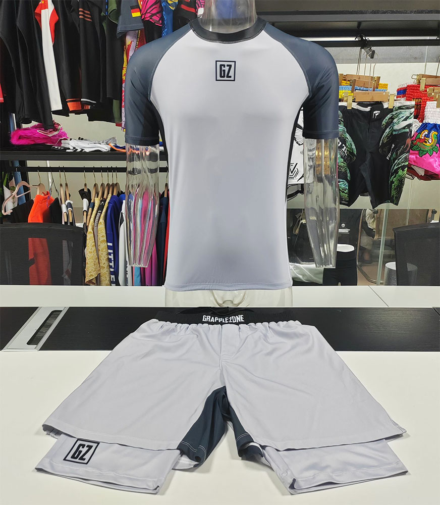 Custom Martial Arts Wear Mma RashGuard Bjj Training Competition Gym Grappling Boxing Jiu Jitsu RashGuards Shirt and Short