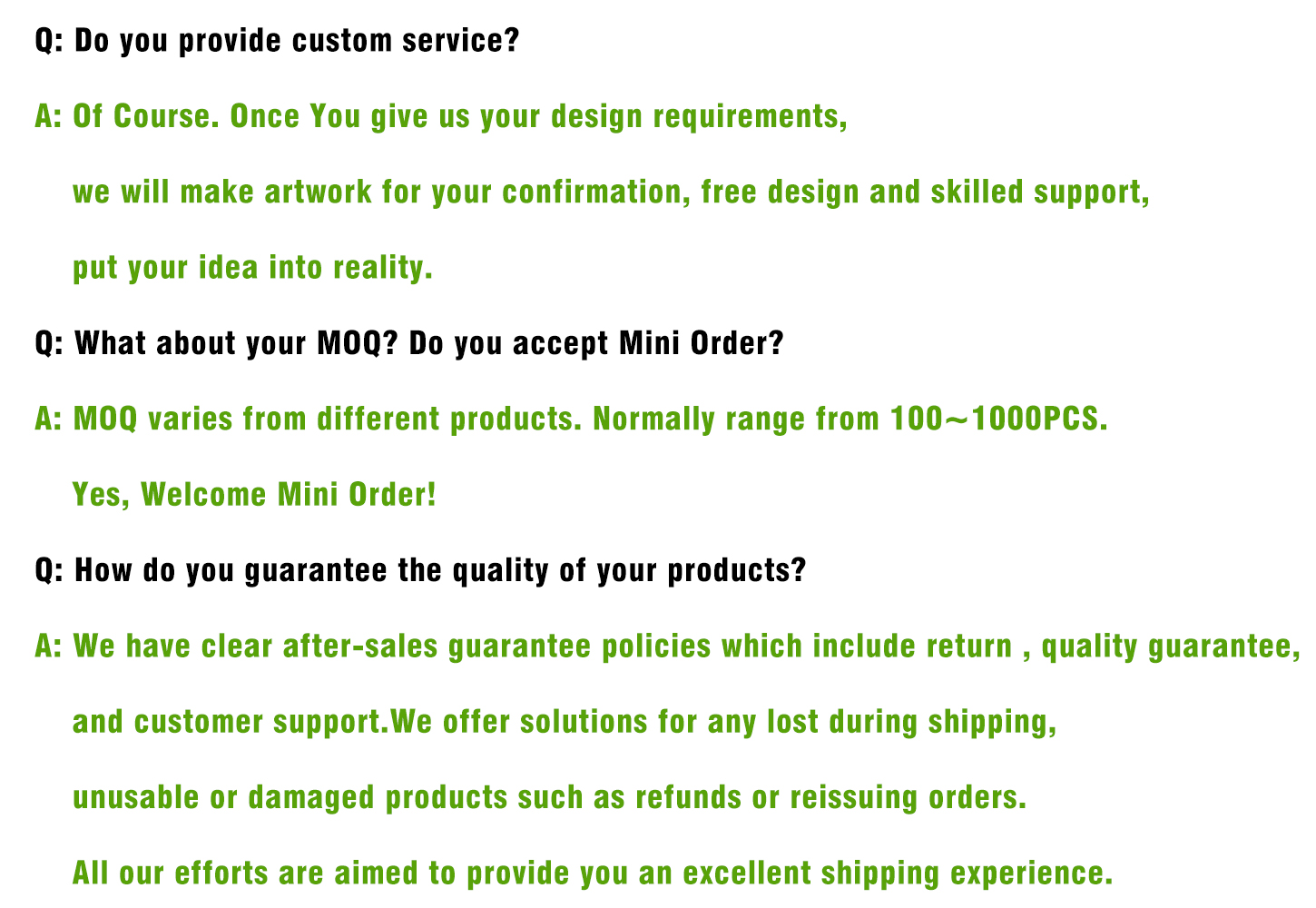 FAQ Infographic