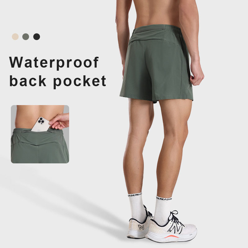 Blank Men Gym Sportswear 5 Inch Shorts With Pockets Summer Quick Dry Training Jogger Fitness Shorts