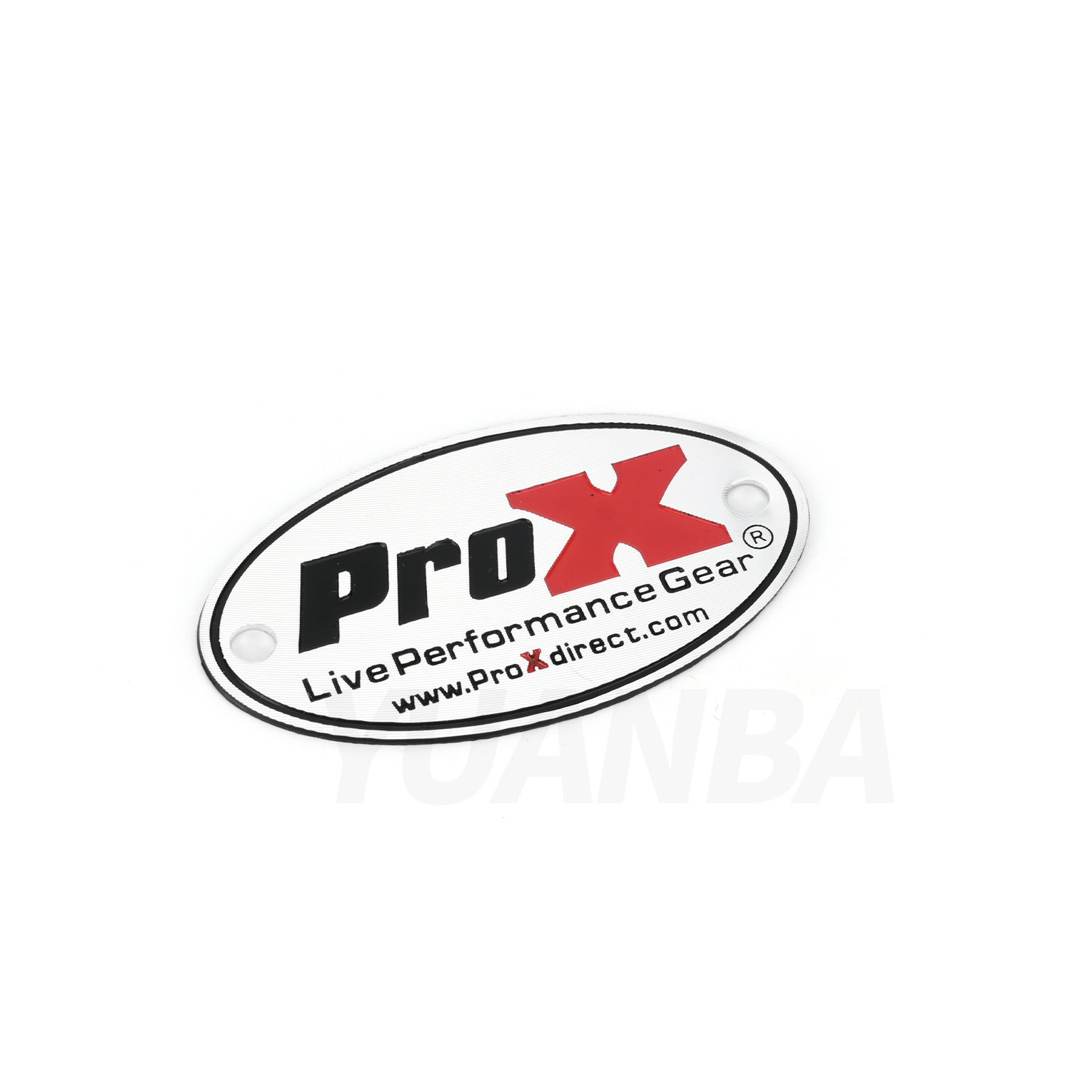 Embossed Metal Brand Plate 1