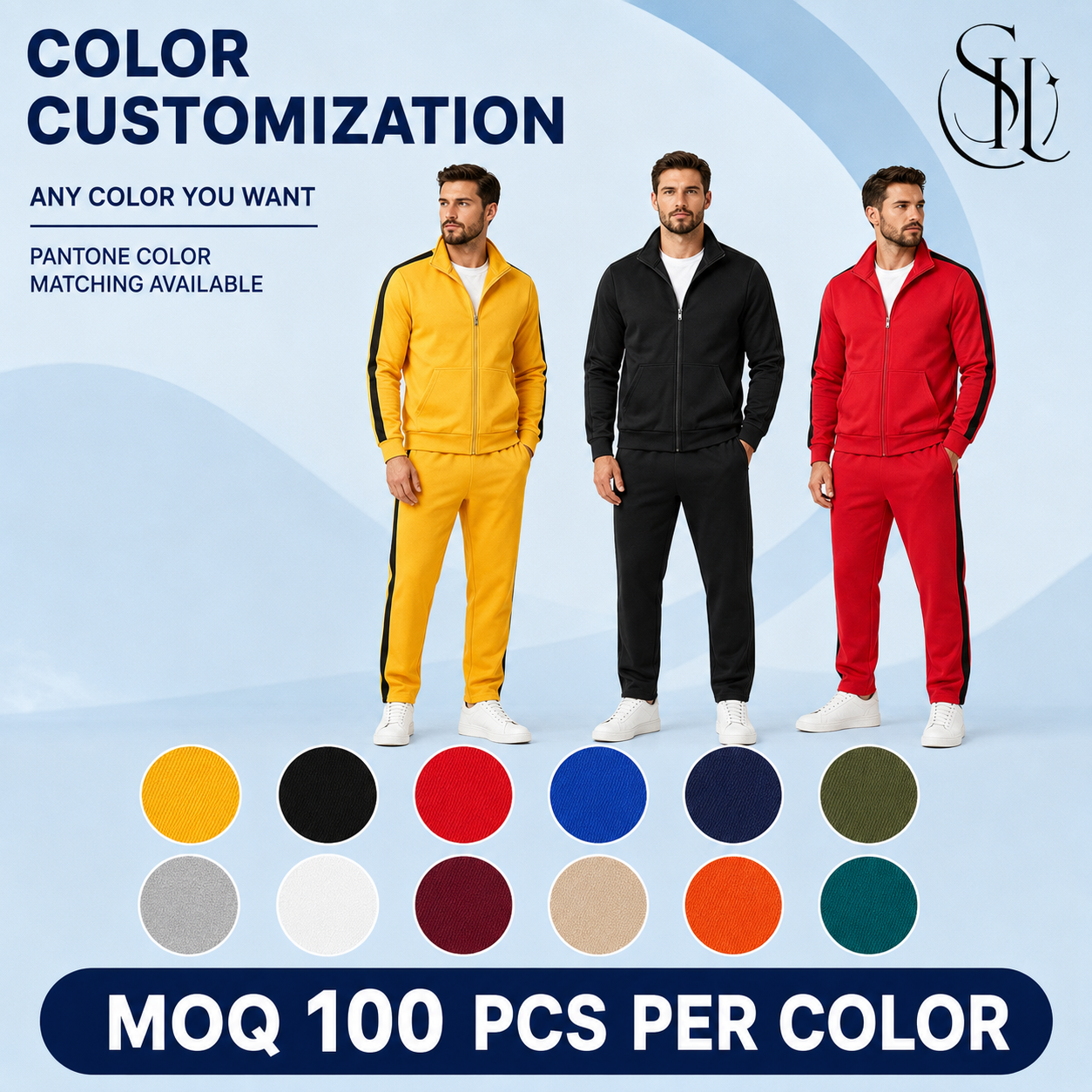 Custom OEM Private Label Men Side Stripe Full Zip Tracksuit Set Retro Athleisure Jogging Suits Team Uniforms 2026 Fall Apparel