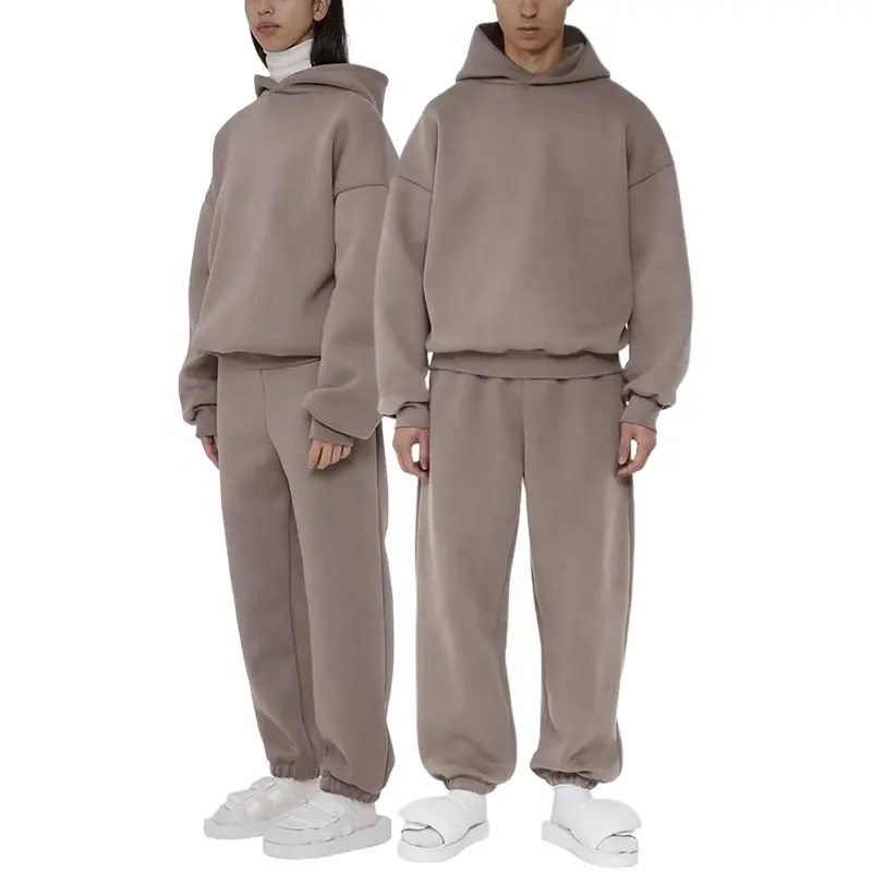 OEM Tracksuit High Quality Unisex Cotton Hoodies Sweatshirts Custom logo Oversized Tracksuits for Men