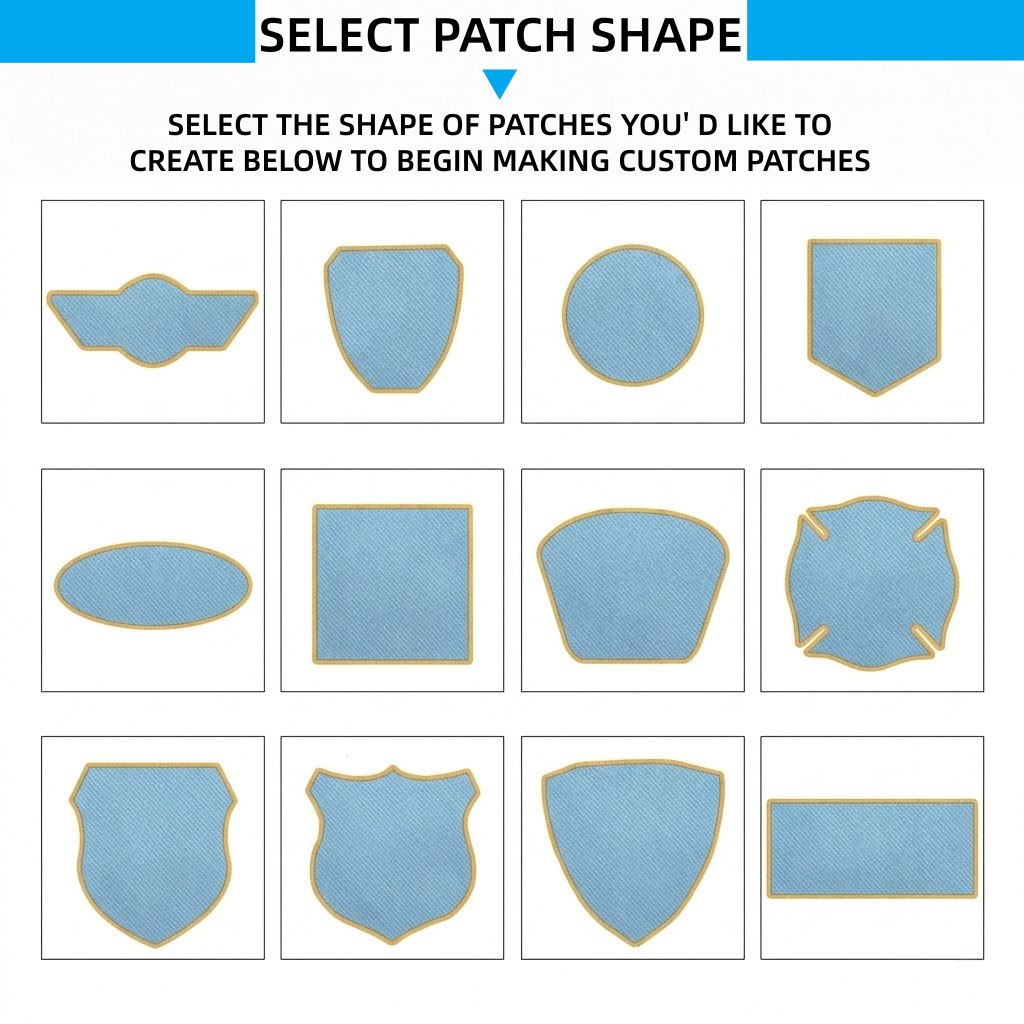 3D Custom Embroidered Logo Patches with Puff Embroidery Adhesive Iron-On Heat Transfer Badges for Clothes Hats &amp; Bags