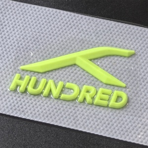 Custom Brand Luxury Clothing 3D Silicone Logos High Density Soft Iron On Heat Transfer Patches For T-shirt