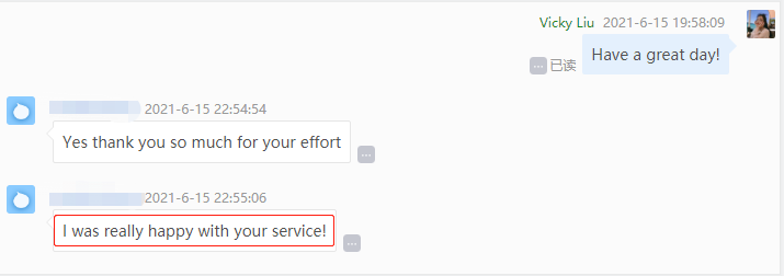 Customer Feedback 3