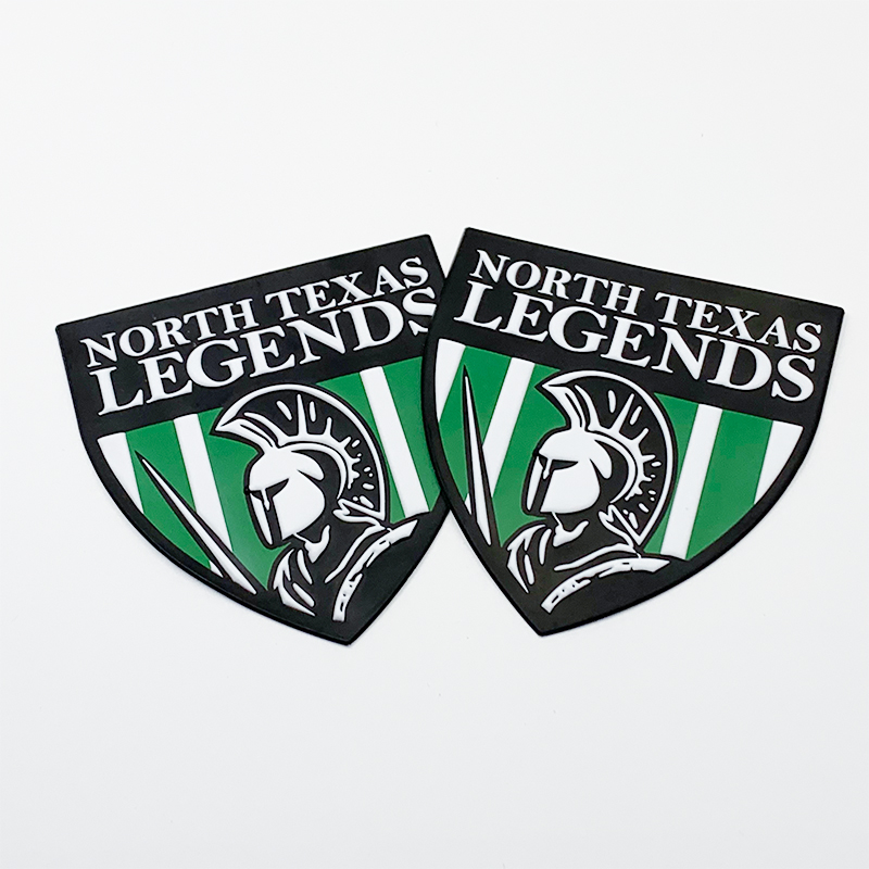 Custom Sport Soccer Embossed Tpu 3d logo Patches Brand Football Club logo Tpu Patch Rubber Badge Iron on Patches