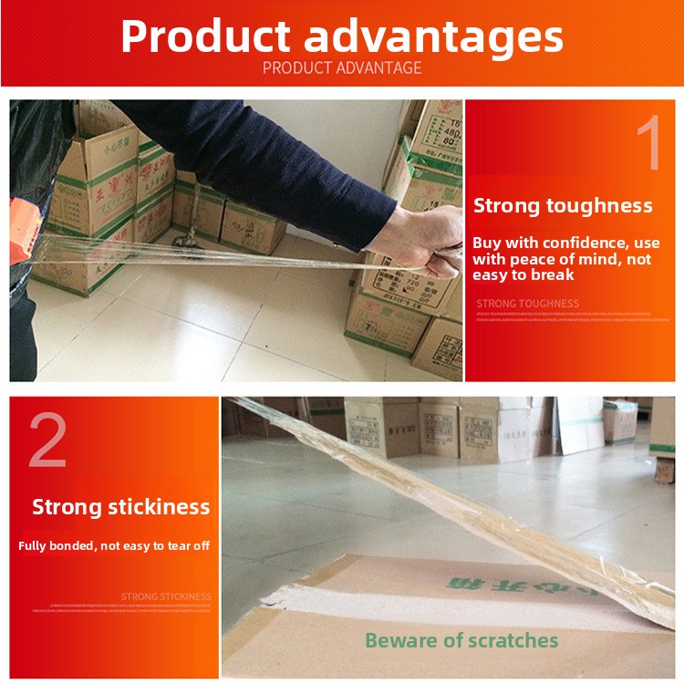 Custom Printed Single Sided Acrylic Pressure Sensitive Antistatic BOPP Brand Names Adhesive Tapes for Carton Sealing